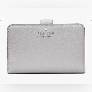 Kate Spade Lena Medium Bifold Wallet Mountain Grey